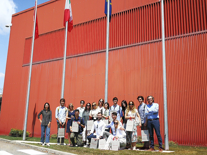 Students from the 2nd edition of Master Brand Ambassador CUOA visit our headquarters